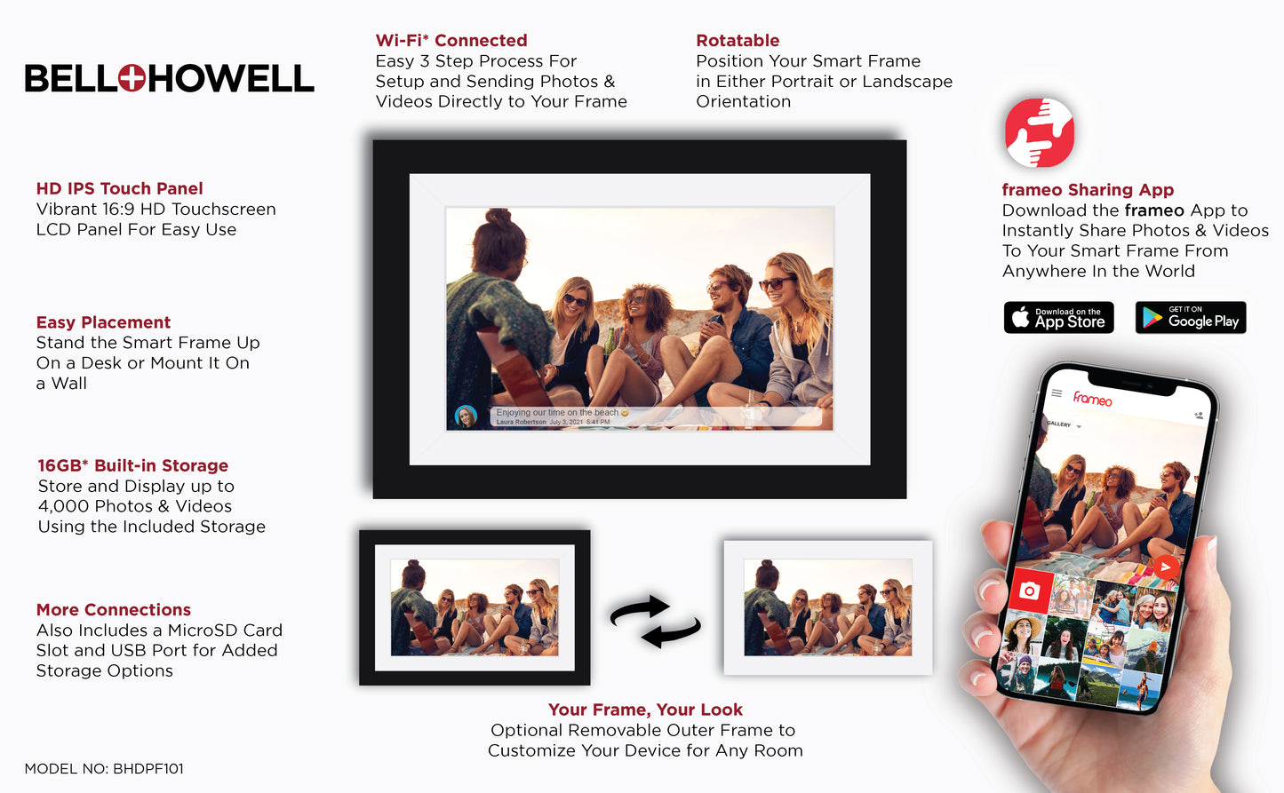 Bell & Howell Smart Photo Frame