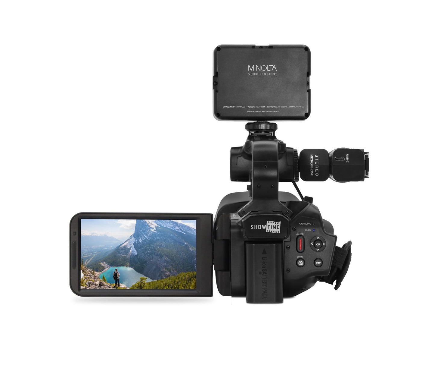 MN4KPRO 4K60FPS Ultra HD / 64 MP Autofocus Pro Camcorder Kit w/WiFi