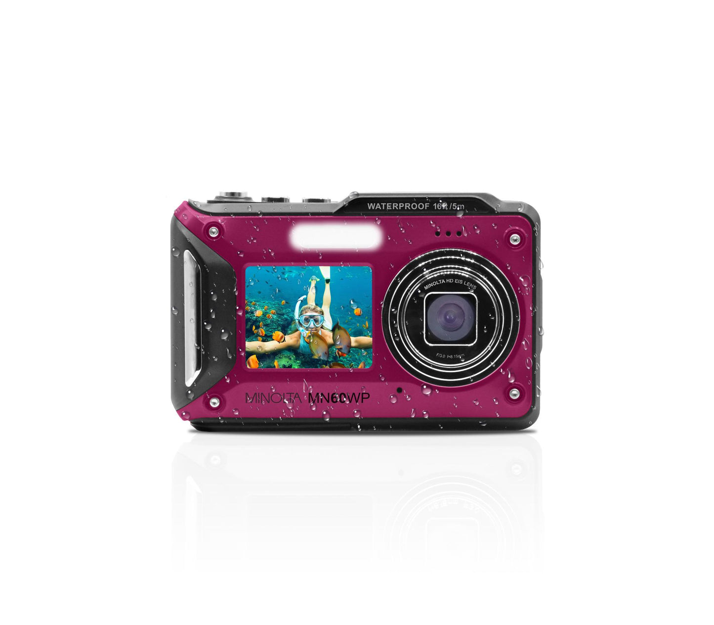 MN60WP 48MP / 4K Ultra HD Dual Screen Waterproof Camera