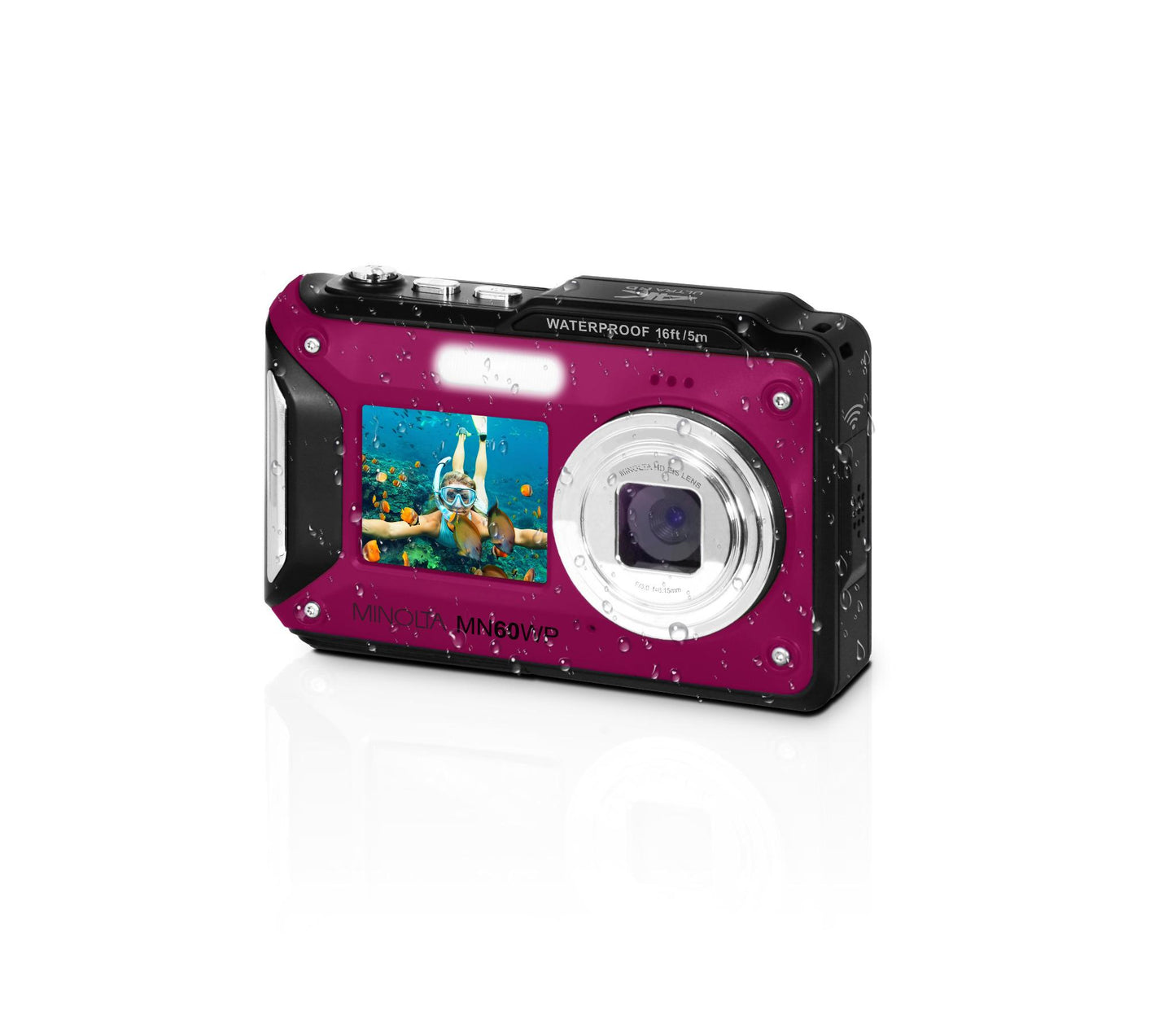 MN60WP 48MP / 4K Ultra HD Dual Screen Waterproof Camera