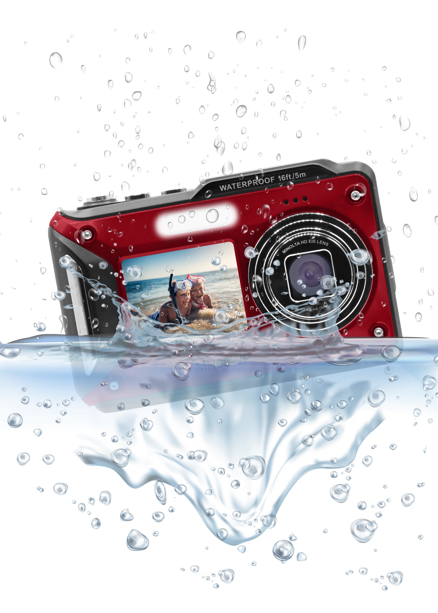 MN60WP 48MP / 4K Ultra HD Dual Screen Waterproof Camera