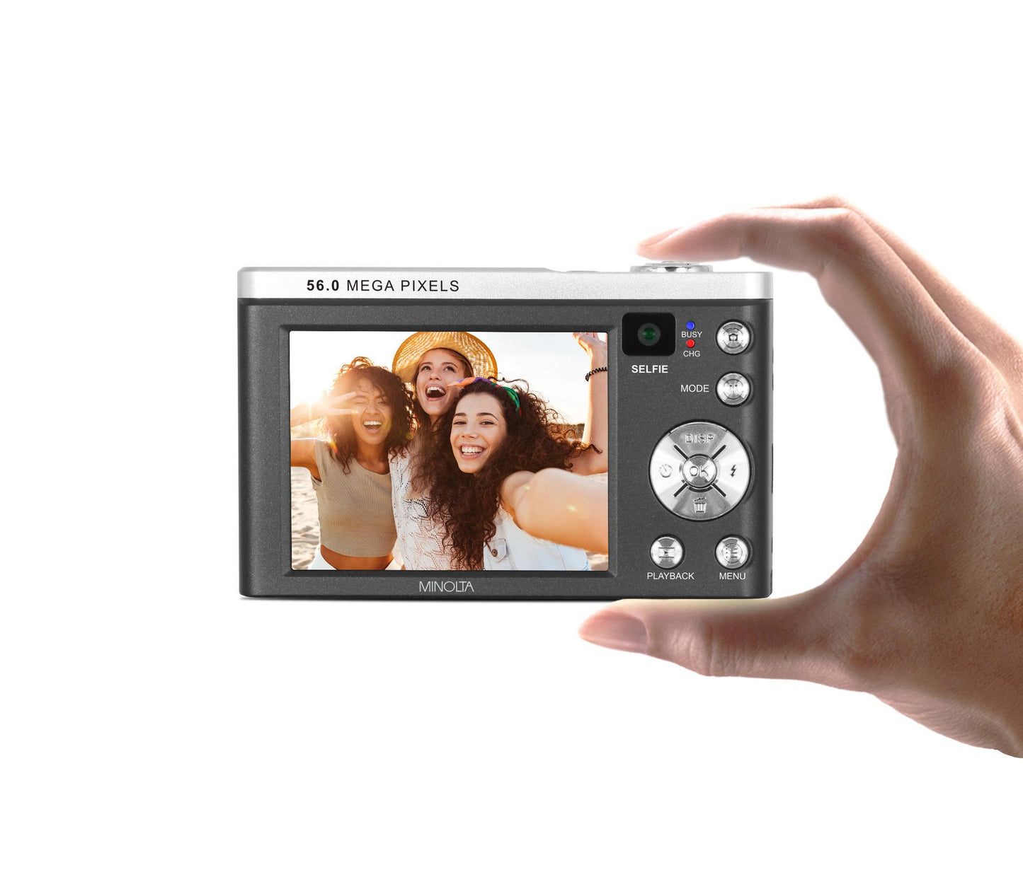 MNB5Z 56MP Dual Lens Point & Shoot Digital Camera with 5X Optical Zoom