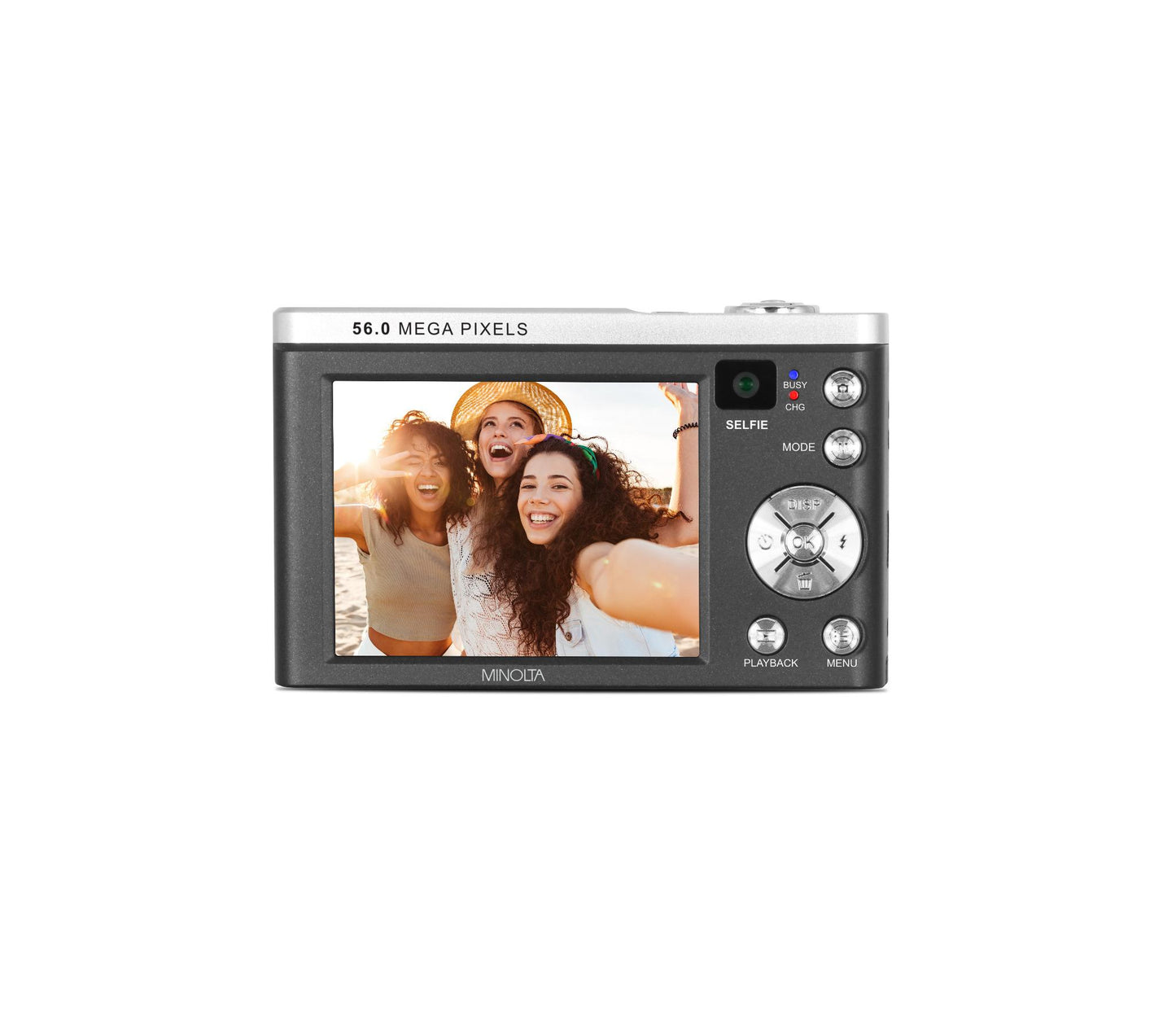 MNB5Z 56MP Dual Lens Point & Shoot Digital Camera with 5X Optical Zoom
