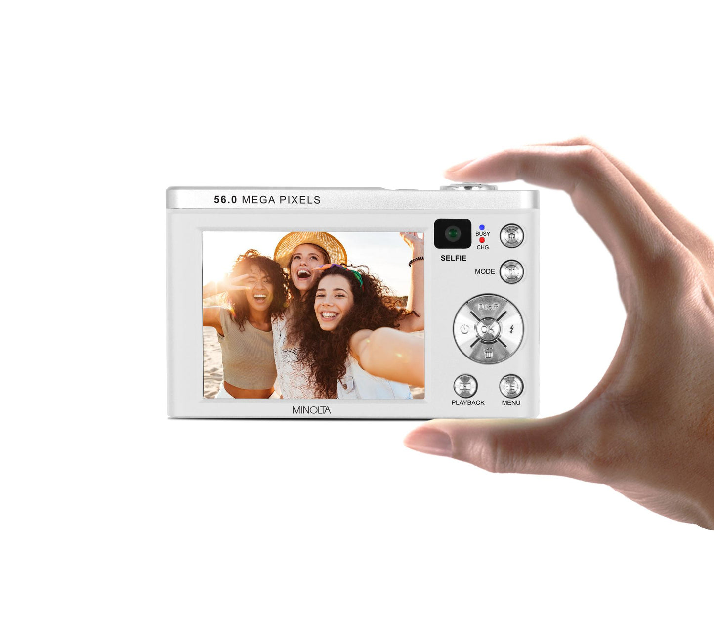 MNB5Z 56MP Dual Lens Point & Shoot Digital Camera with 5X Optical Zoom