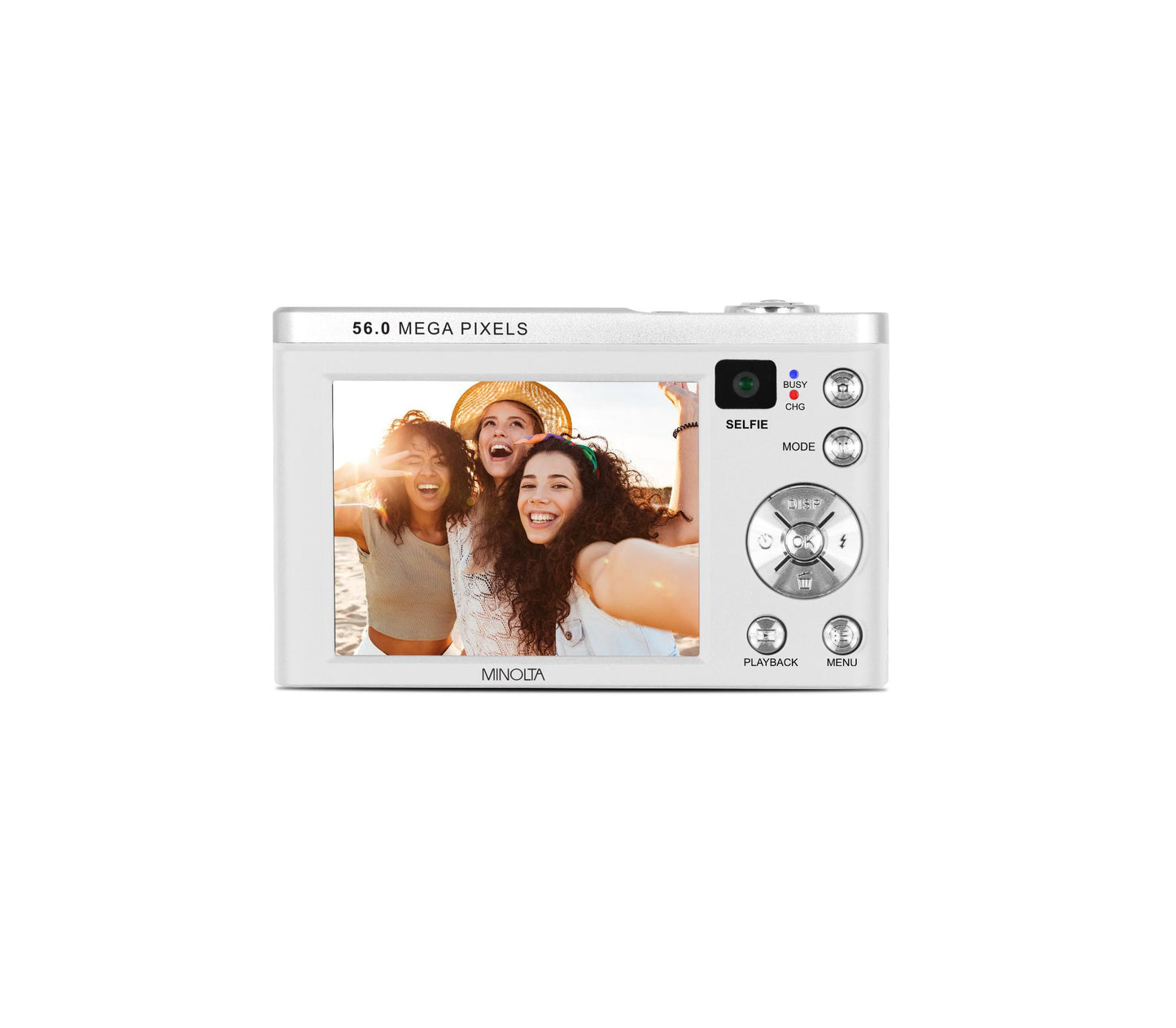 MNB5Z 56MP Dual Lens Point & Shoot Digital Camera with 5X Optical Zoom