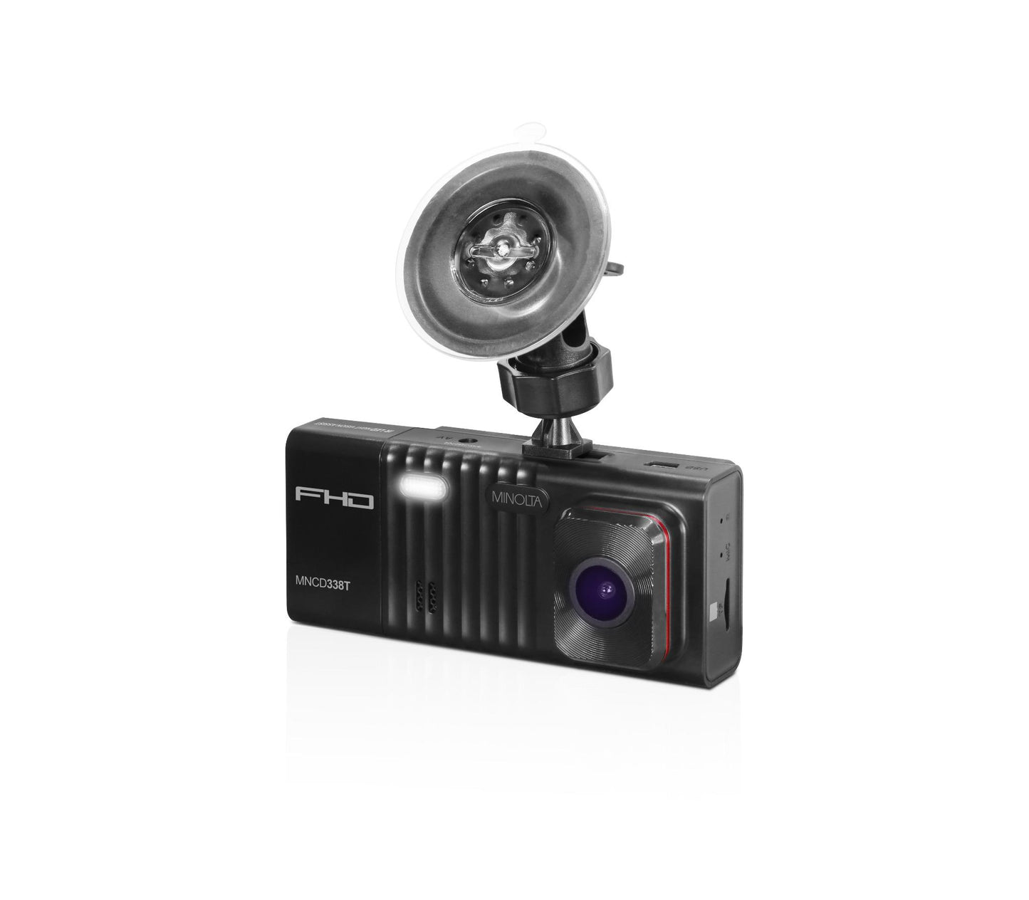 MNCD338T 3-Channel 1080P Dash Camera w/3.0" LCD & Rear Camera