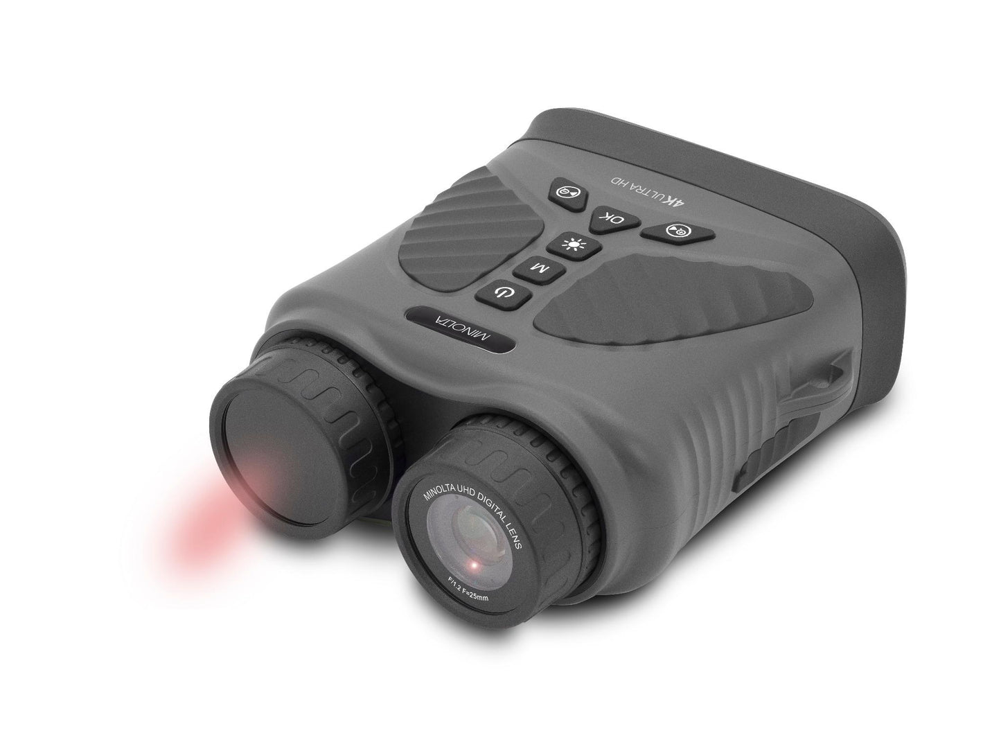 MNDM10B 10x25 Night Vision Monocular w/4K UHD Camera