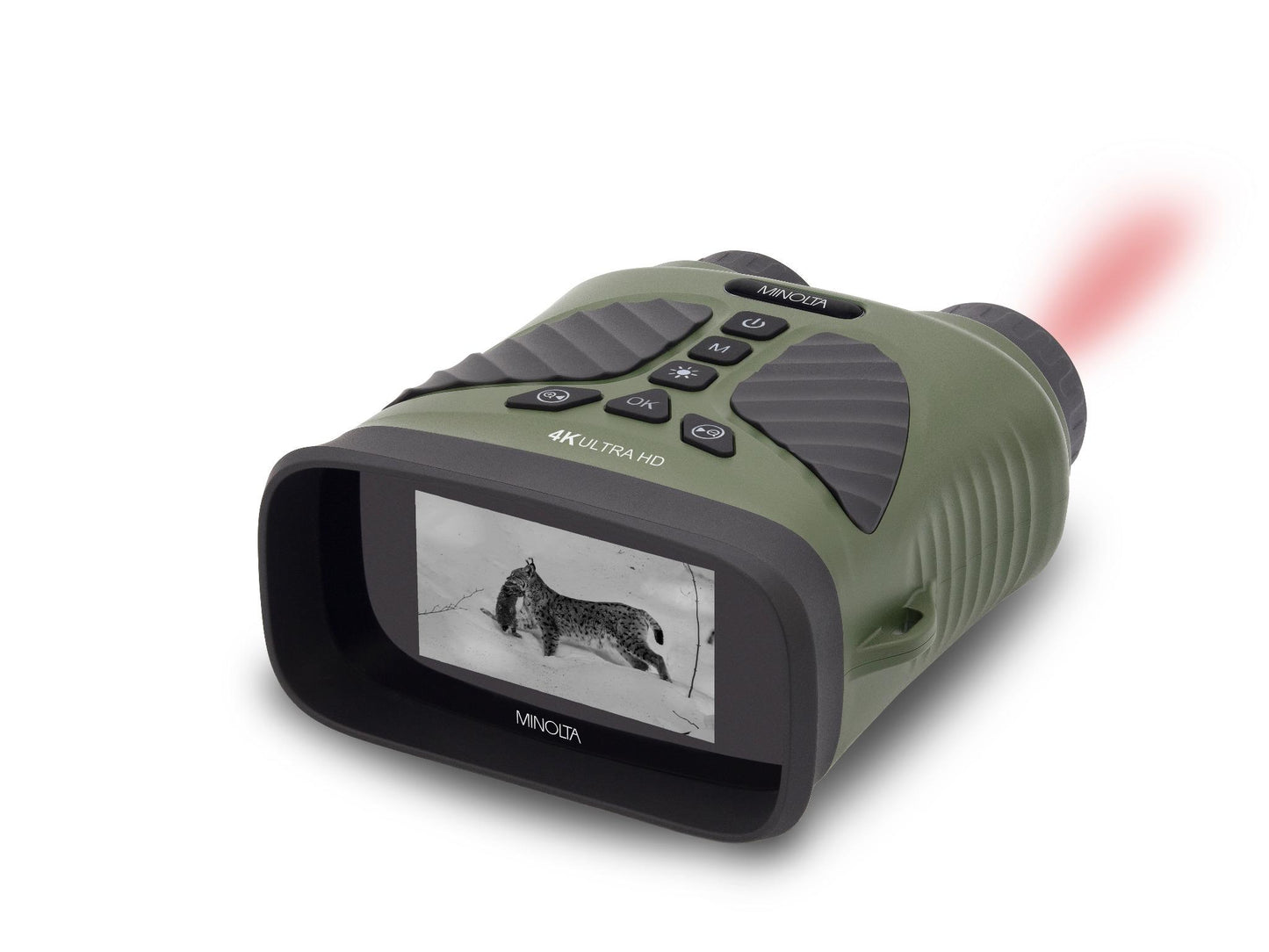 MNDM10B 10x25 Night Vision Monocular w/4K UHD Camera