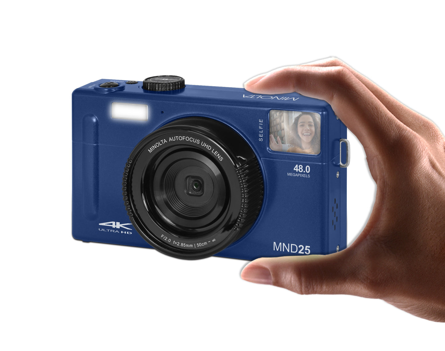 MND25 48 MP Autofocus / 4K Ultra HD Camera w/Selfie Mirror