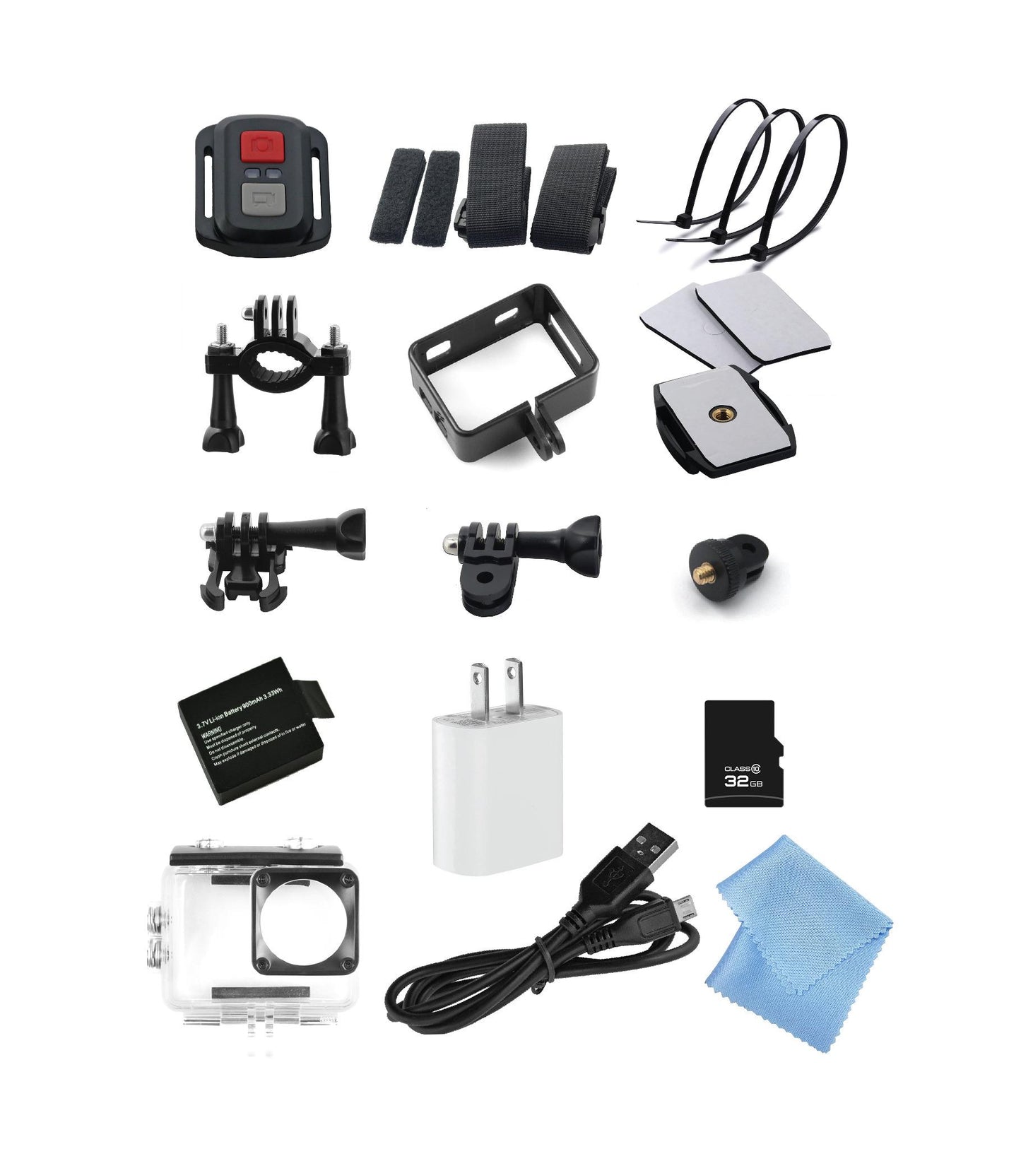 MNX5K1 5K Ultra HD Action Camcorder Kit with WiFi & Waterproof Housing