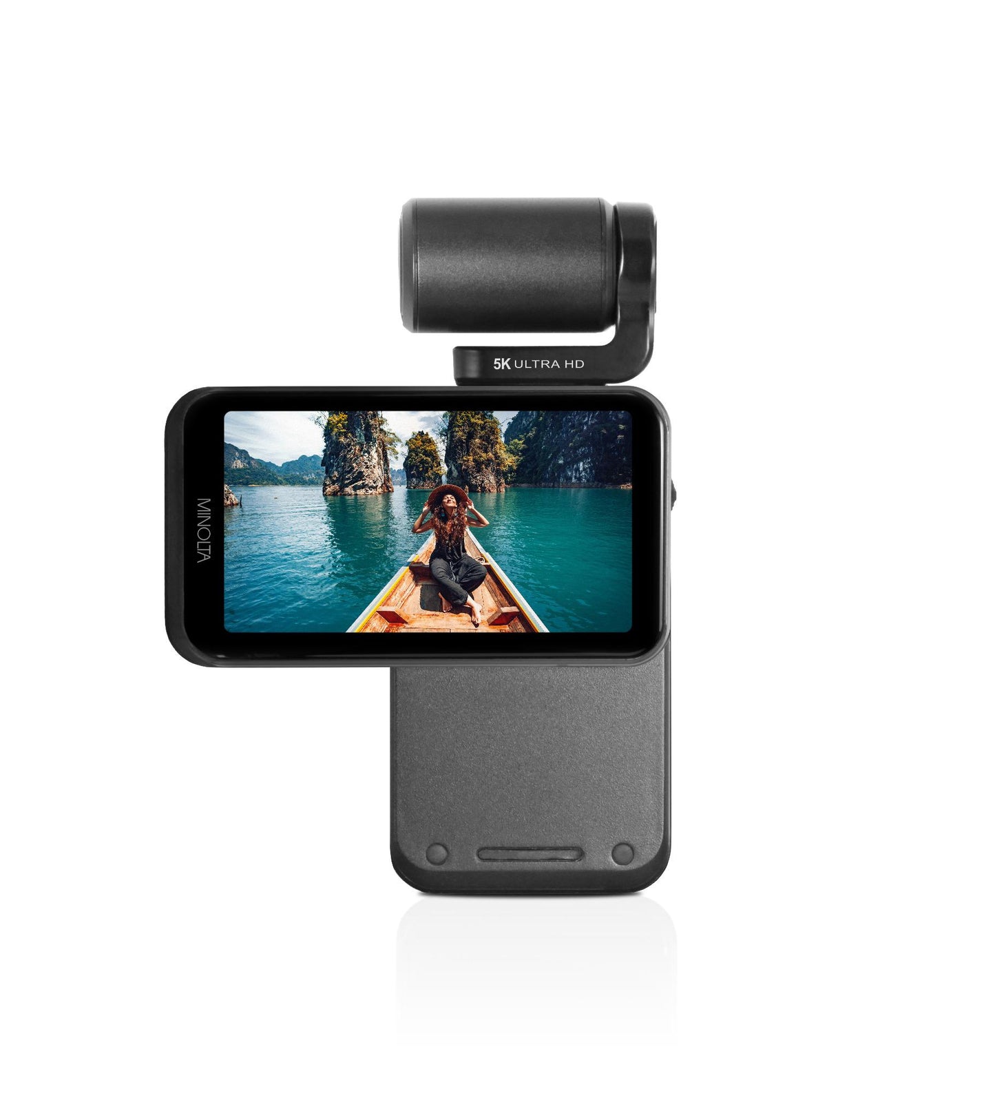 MN5KGP1 5K Ultra HD / 20 MP Handheld Pocket Camcorder w/Motorized Tilting Lens Head