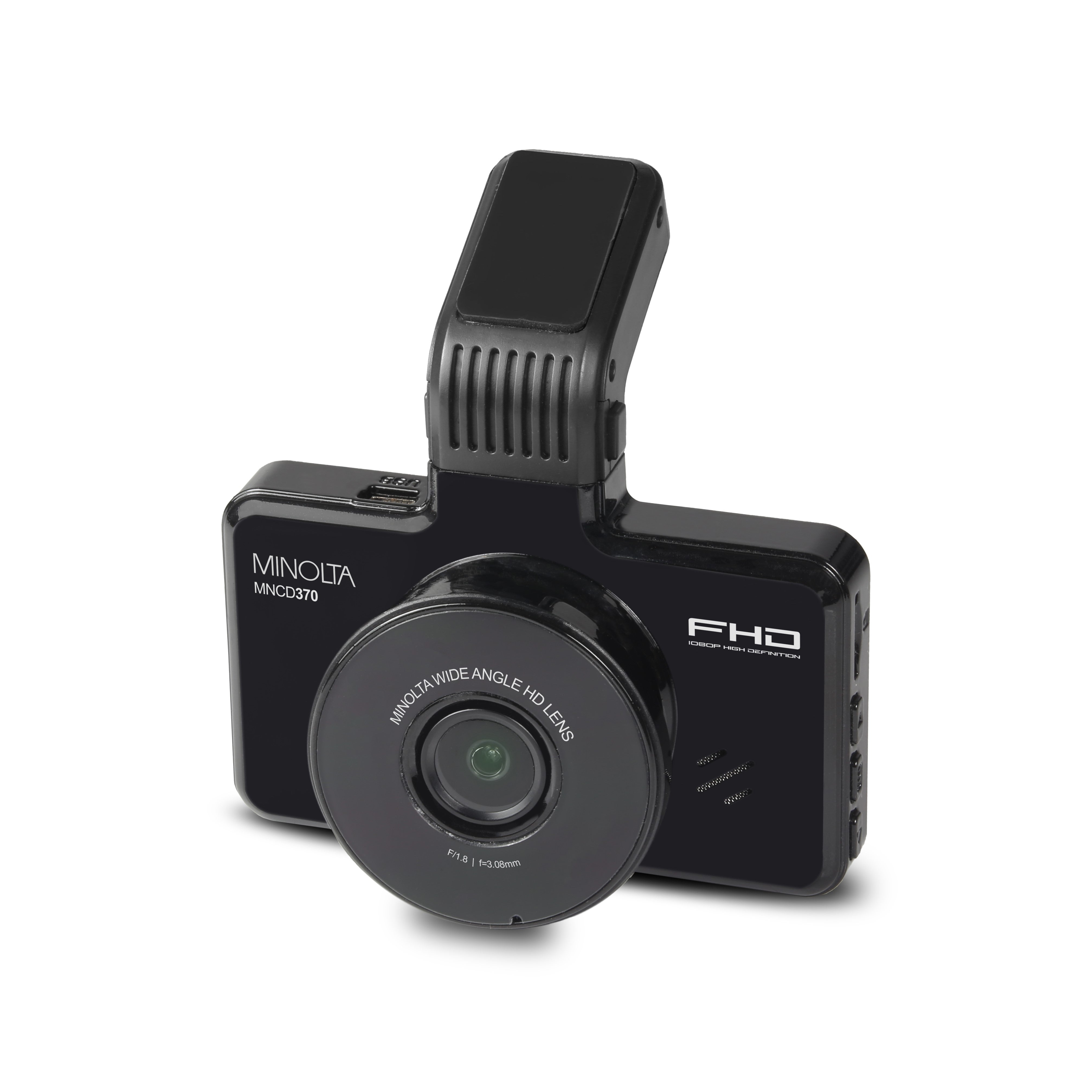 MNCD350X 2-Channel 1080p Dash Camera w/2.7 LCD & Interior Camera