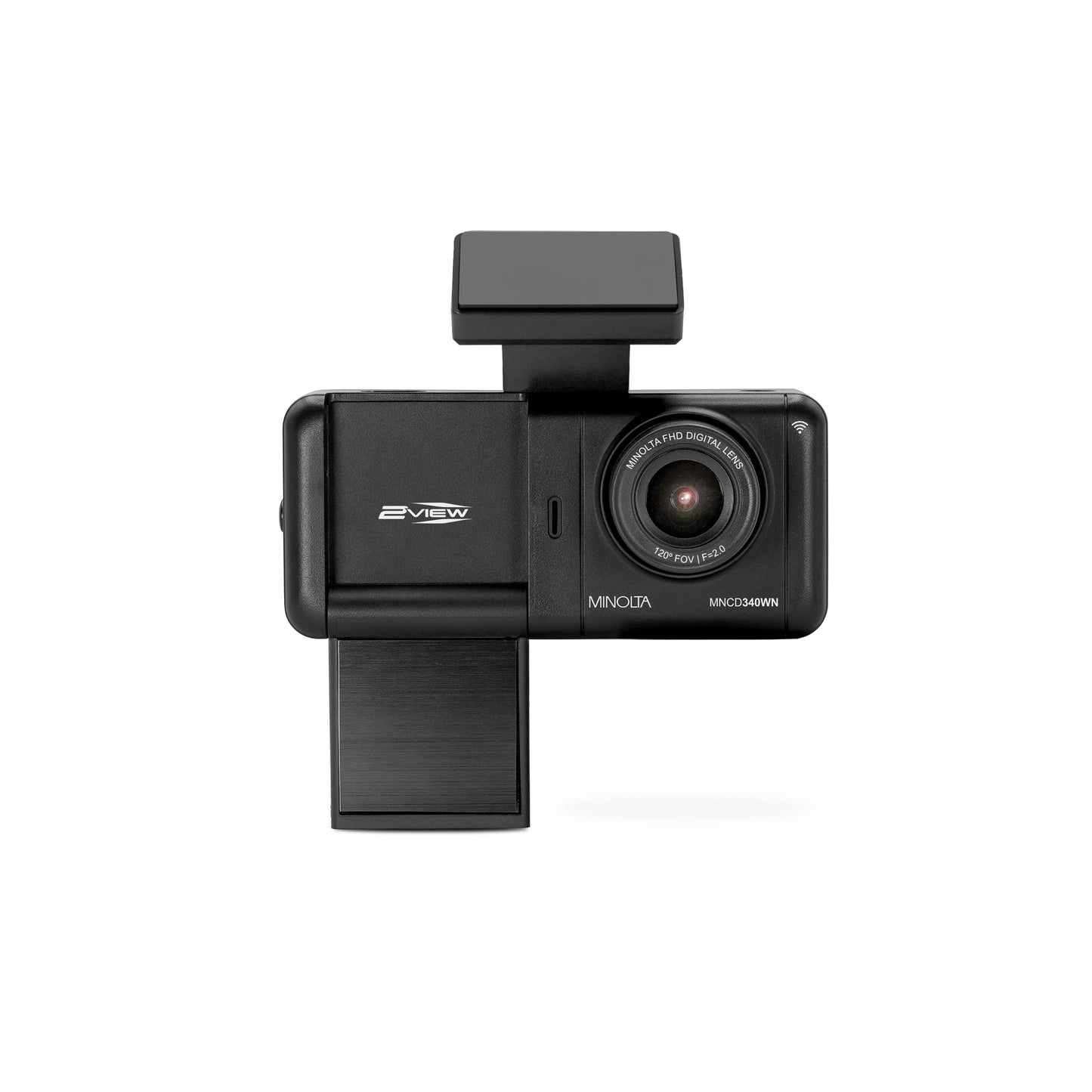2VIEW® MNCD340WN 2-Channel 1080P Dash Camera w/3.2" LCD & WiFi