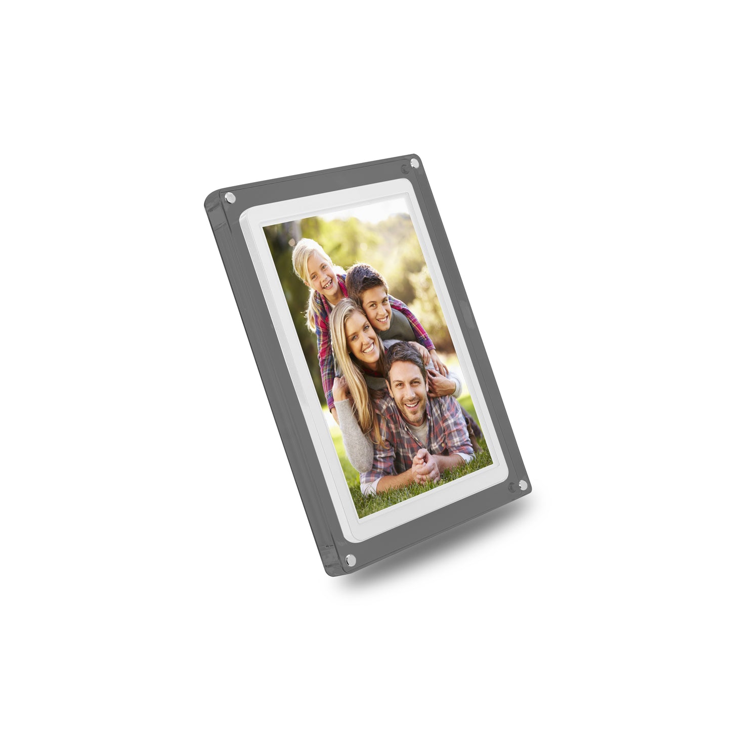 MNDPF101CLR 10.1" Smart Photo Frame with Frameo (White/Smoke)