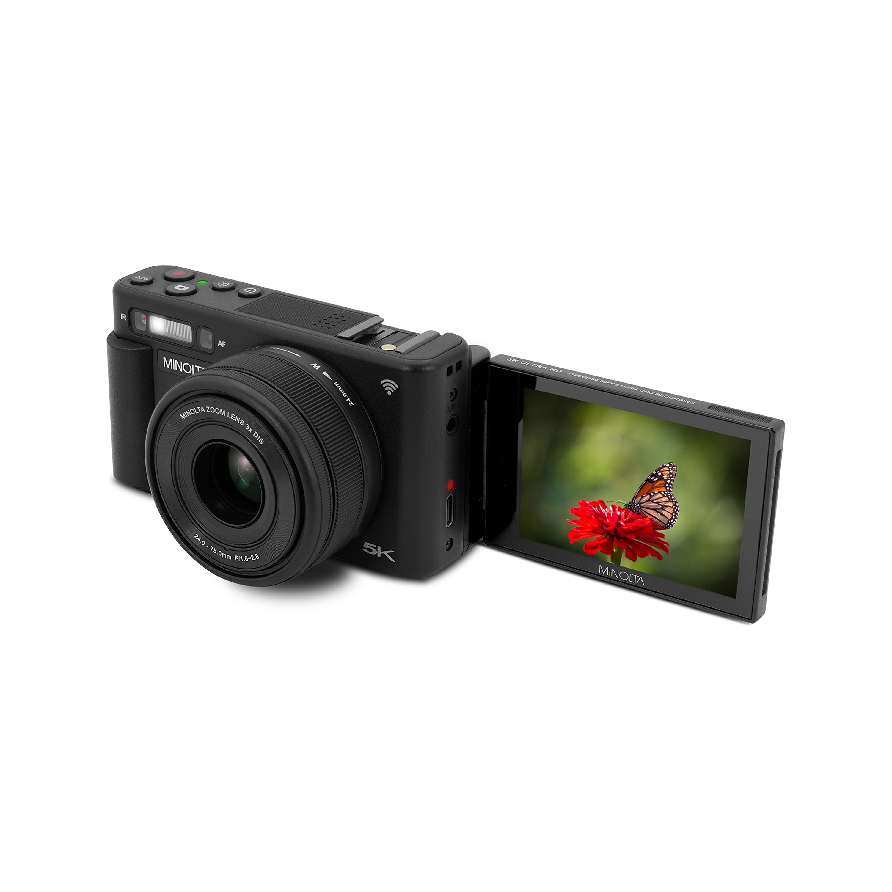 MNZ3X 72MP Camera w/24mm - 75mm Optical Zoom – Shop Minolta Cameras