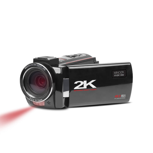 MN2K10NV 2.7K Quad HD / 48MP IR Night Vision Camcorder
