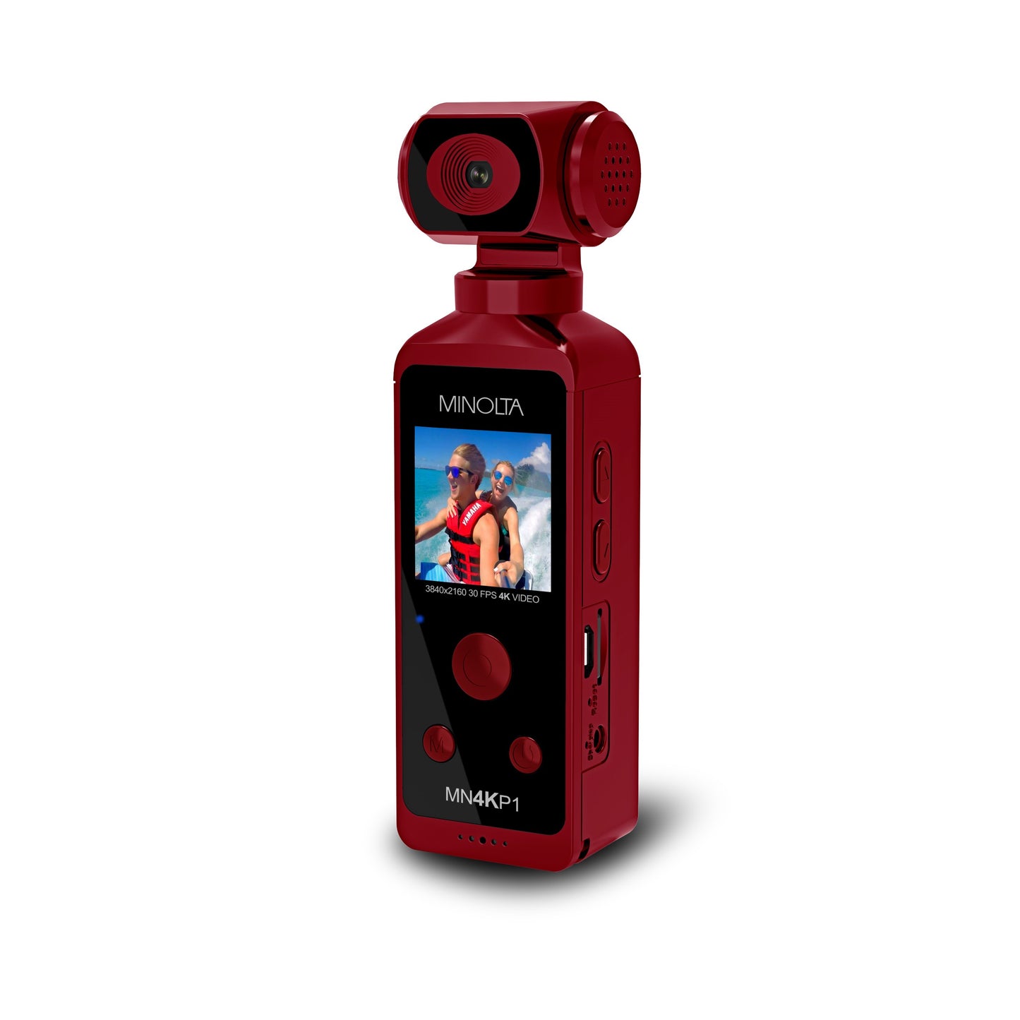 MN4KP1 4K Ultra HD Pocket Camcorder with WiFi & Waterproof Housing