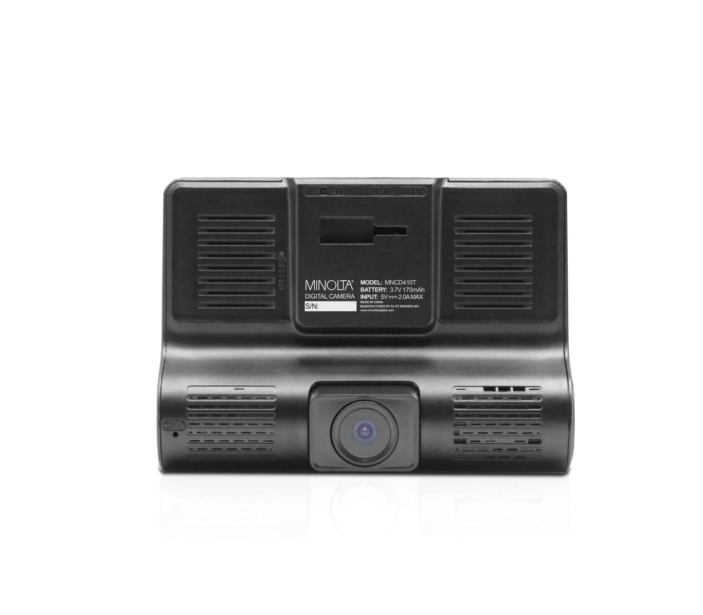 MNCD410T 3-Channel 1080p Dash Camera w/4.0" LCD & Rear Camera